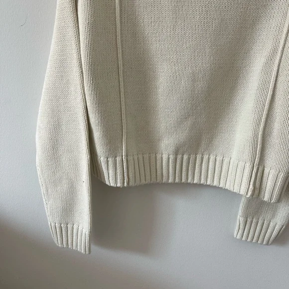 Zara Cream Turtleneck Sweater - Picture 2 of 5